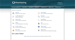 Desktop Screenshot of client.wiserhosting.com